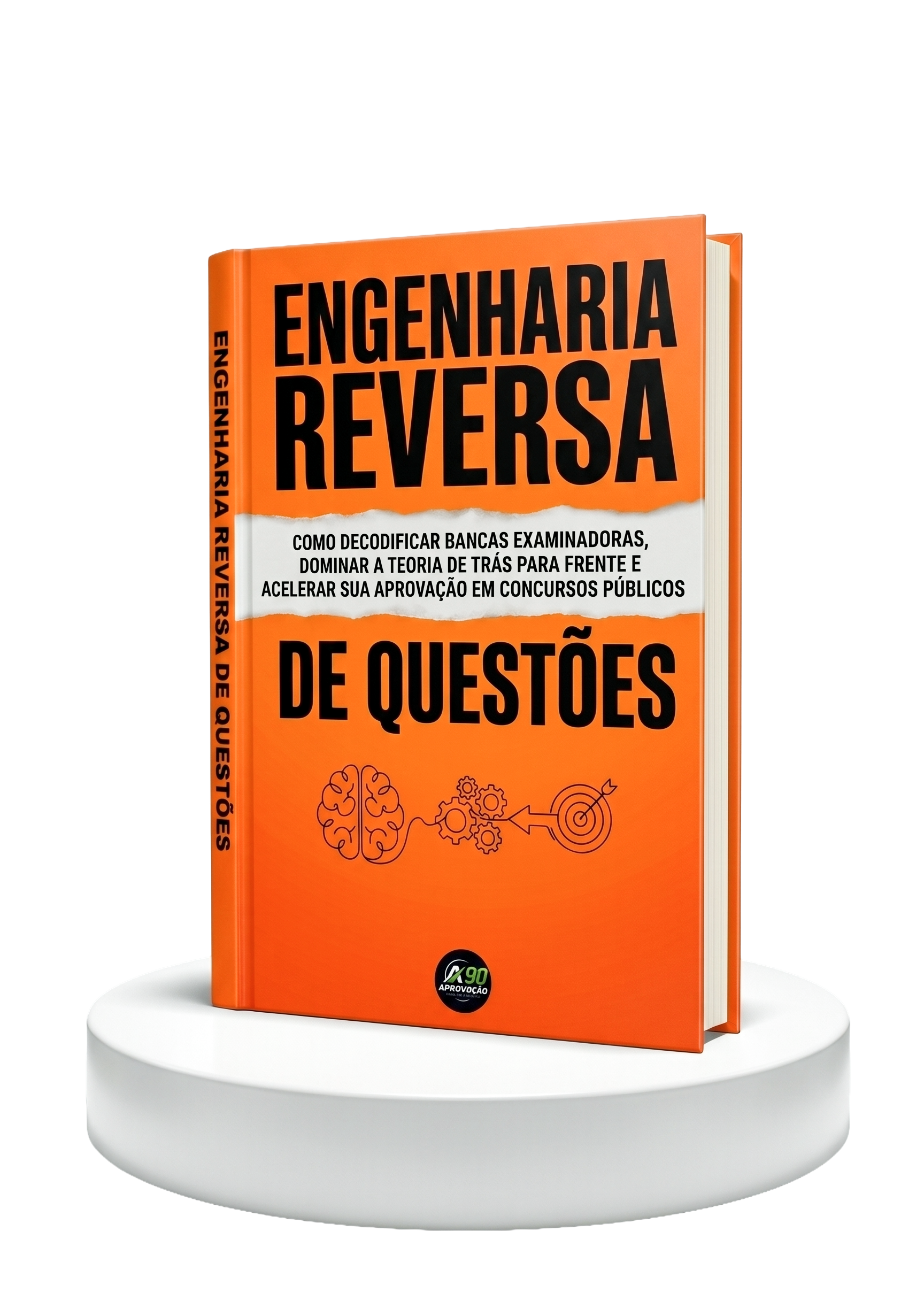 Capa oficial do livro digital APROVAÇÃO 90 — Engenharia Reversa de Questões